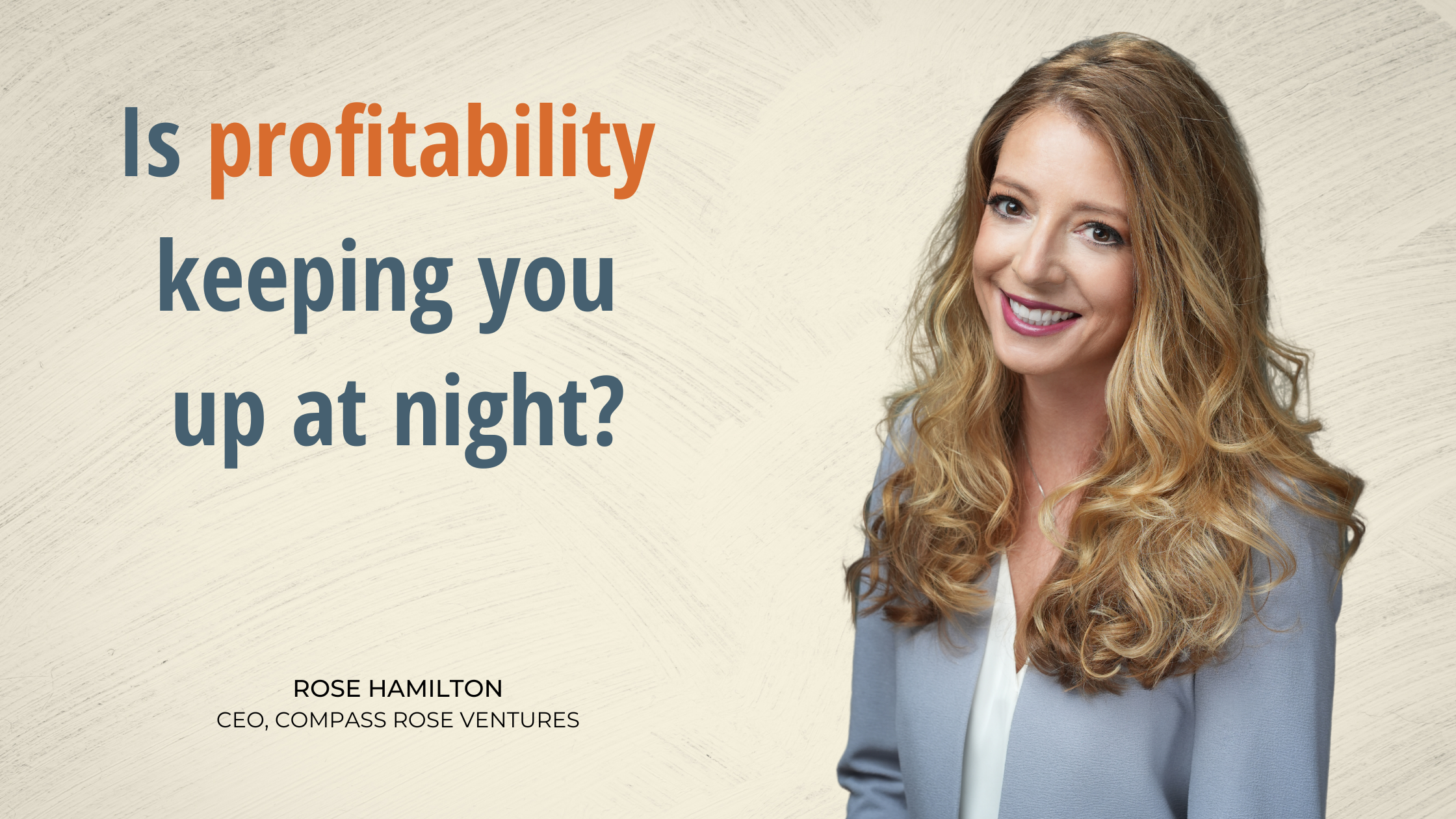 Is profitability keeping you up at night?